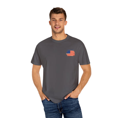 American Patriot Unisex Garment-Dyed T-shirt 10