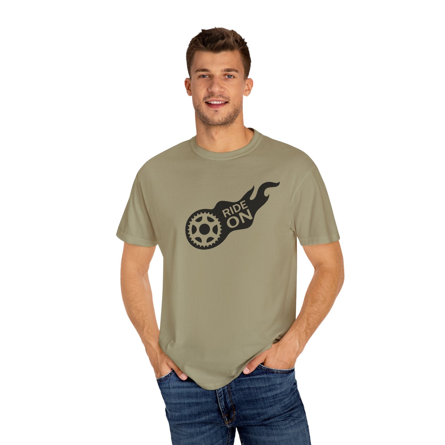 Bike Unisex Garment-Dyed T-shirt
