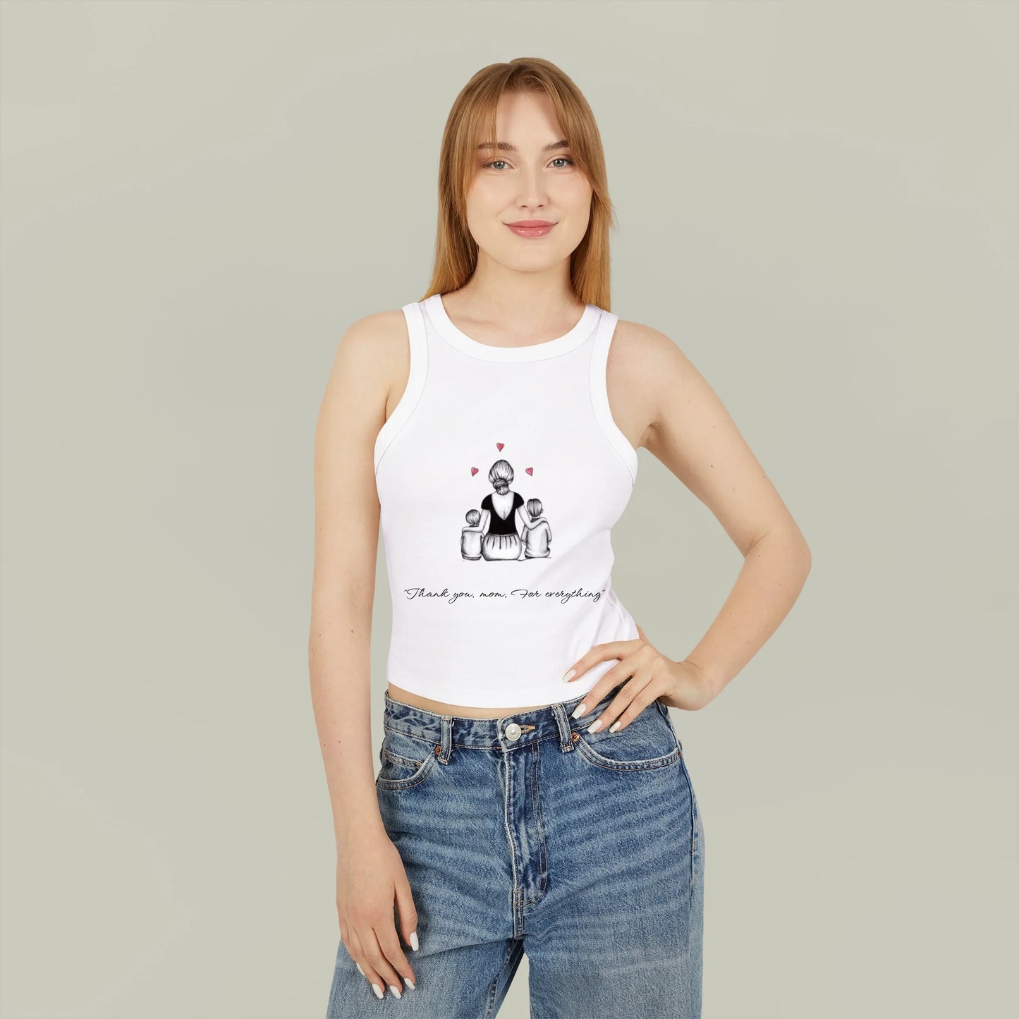 "Thank you, mom, for everything"(Customizable)