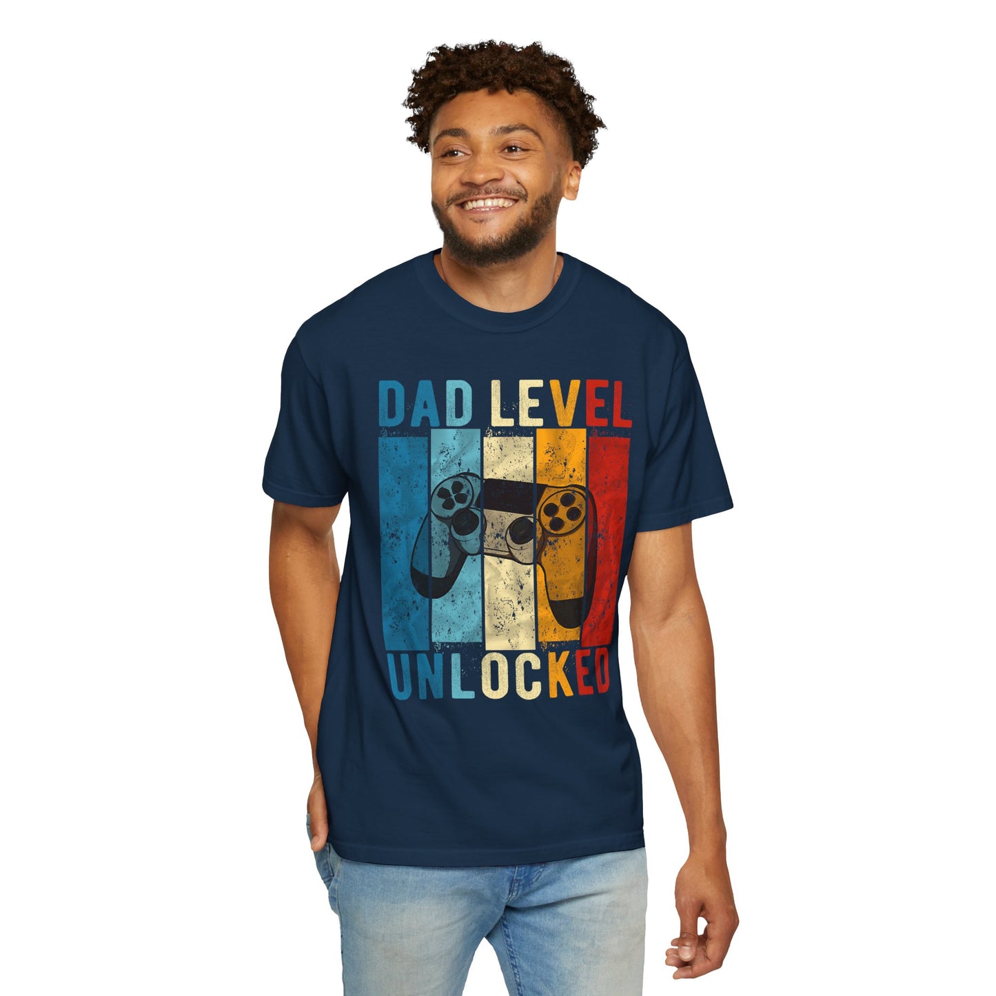 Dad Level Unlocked T-Shirt, Gaming Tee, Unisex Shirt, Father's Day Gift, Gamer Dad Apparel
