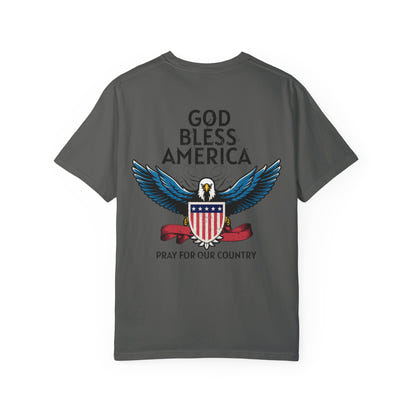American Patriot Unisex Garment-Dyed T-shirt 8