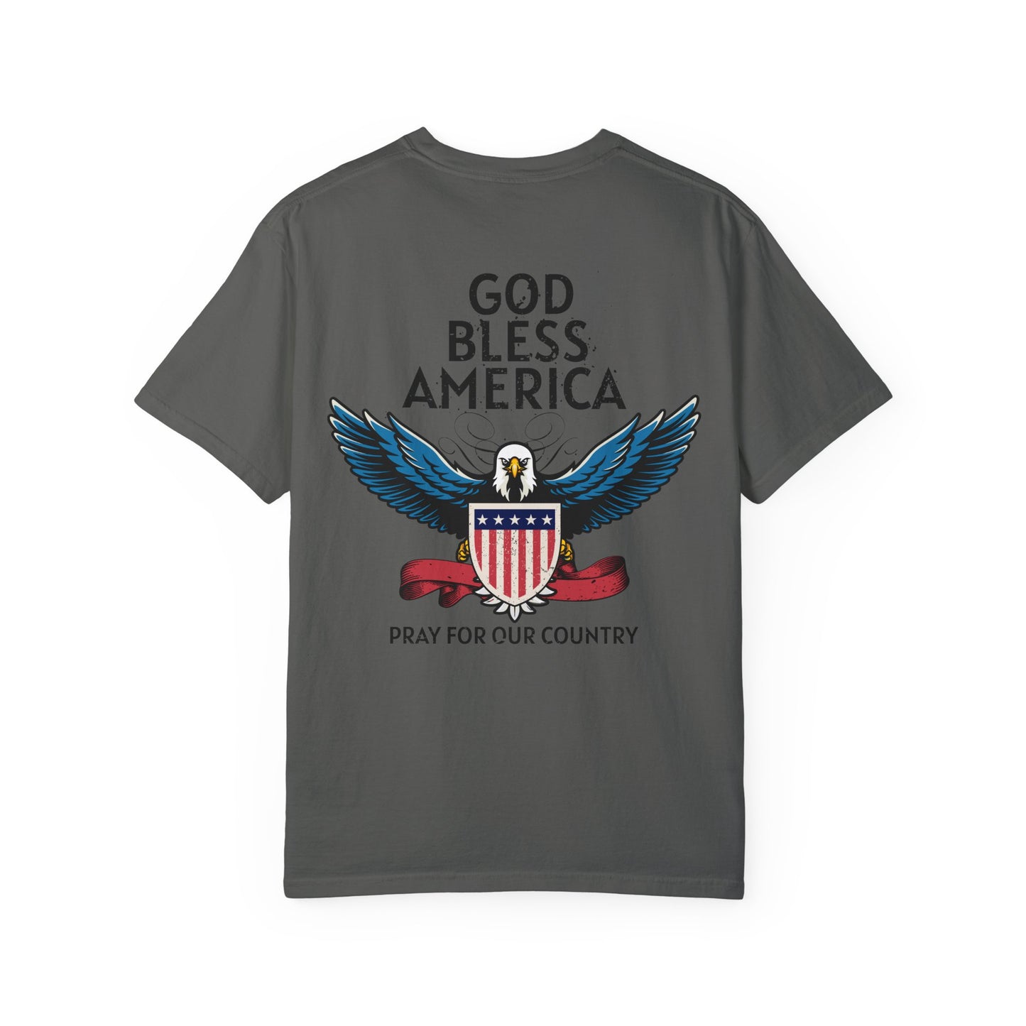 American Patriot Unisex Garment-Dyed T-shirt 8