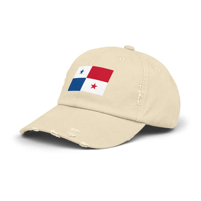 Panama Flag Distressed Cap, Unisex Casual Hat, Outdoor Gear, Gift for Travelers, Summer Accessory, Sports Cap