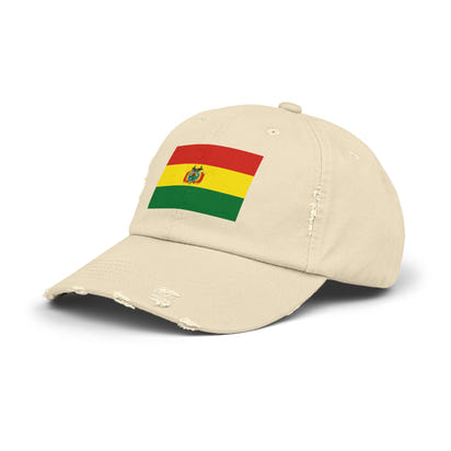 Bolivian unisex distressed cap