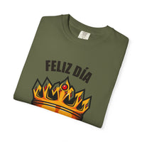 Feliz Día Papá T-Shirt - Unisex Garment-Dyed Tee for Father’s Day
