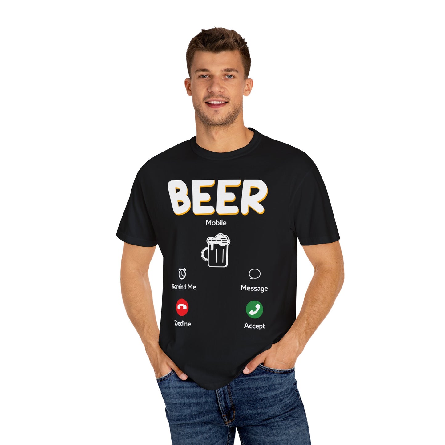 Alcohol Unisex Garment-Dyed T-shirt