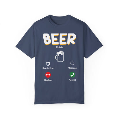 Alcohol Unisex Garment-Dyed T-shirt