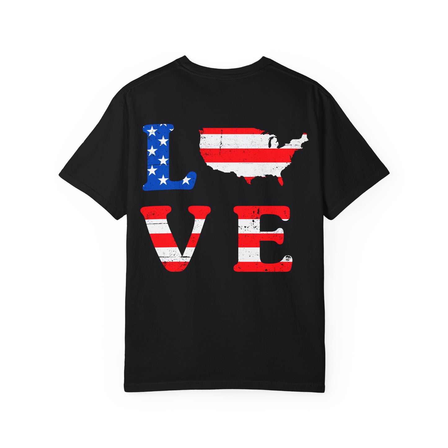 American Patriot Unisex Garment-Dyed T-shirt 9