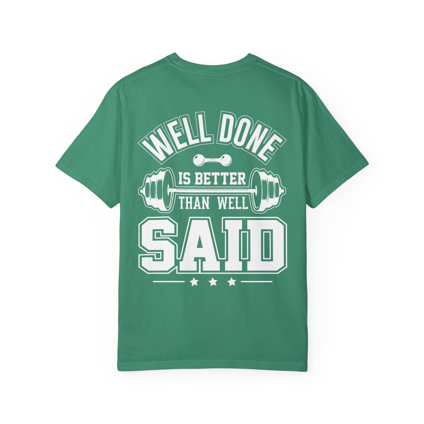 Fitness Unisex Garment-Dyed T-shirt (Back Design) 8