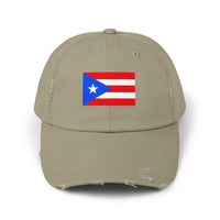 Puerto Rican Distressed Cap | Unisex Cap | Casual Summer Hat | Outdoor Adventure Gear | Flag Hat | Perfect Gift for Holidays