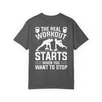 Fitness Unisex Garment-Dyed T-shirt (Back Design) 6