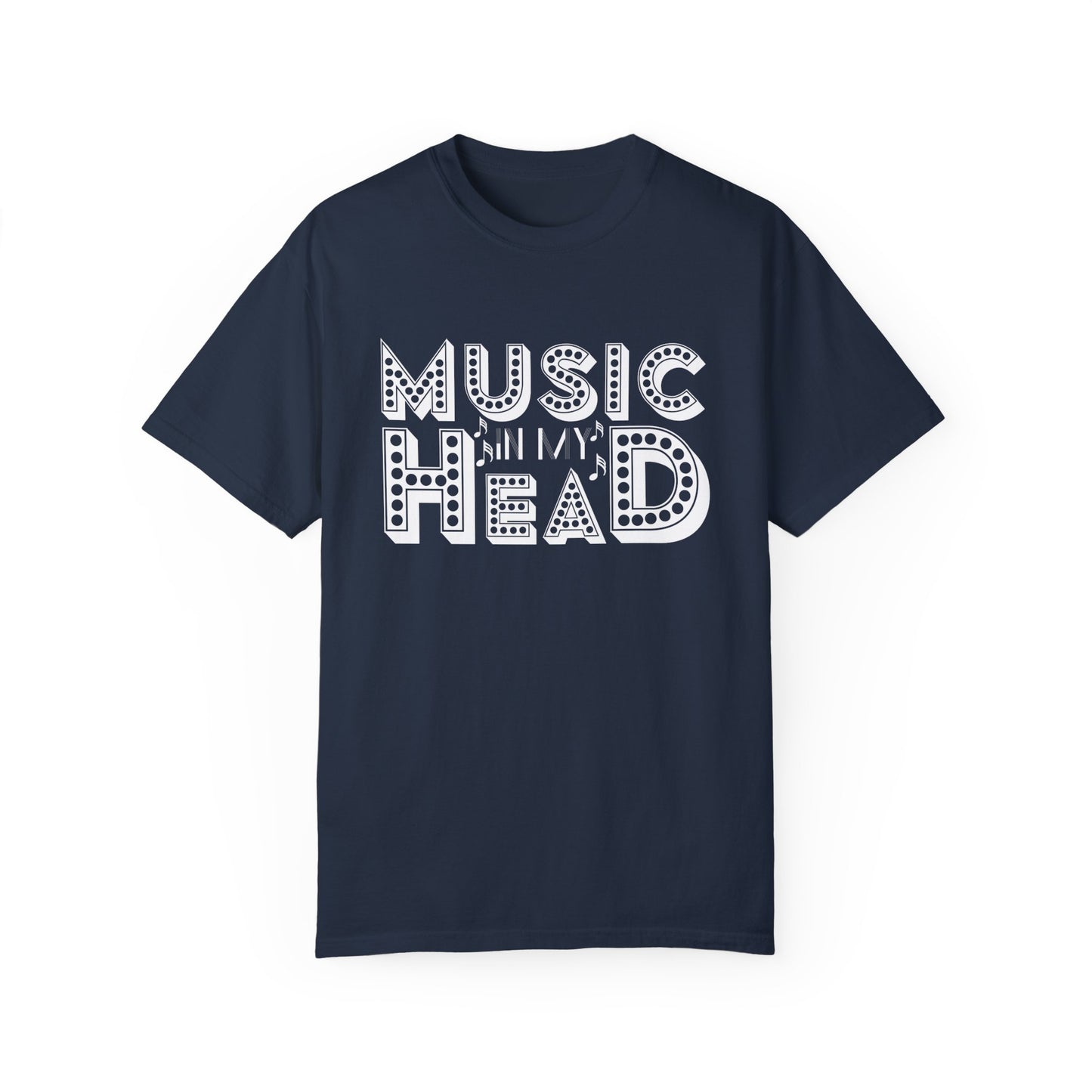 (Music)Unisex Garment-Dyed T-shirt