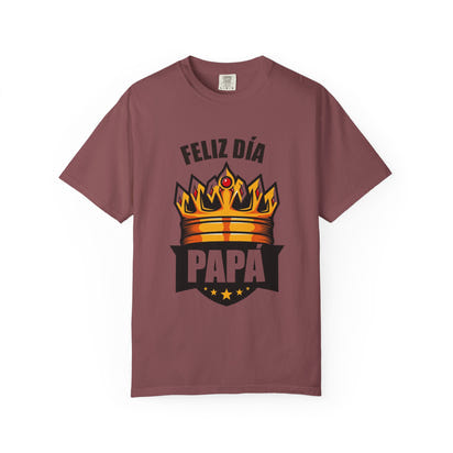 Feliz Día Papá T-Shirt - Unisex Garment-Dyed Tee for Father’s Day