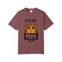 Feliz Día Papá T-Shirt - Unisex Garment-Dyed Tee for Father’s Day