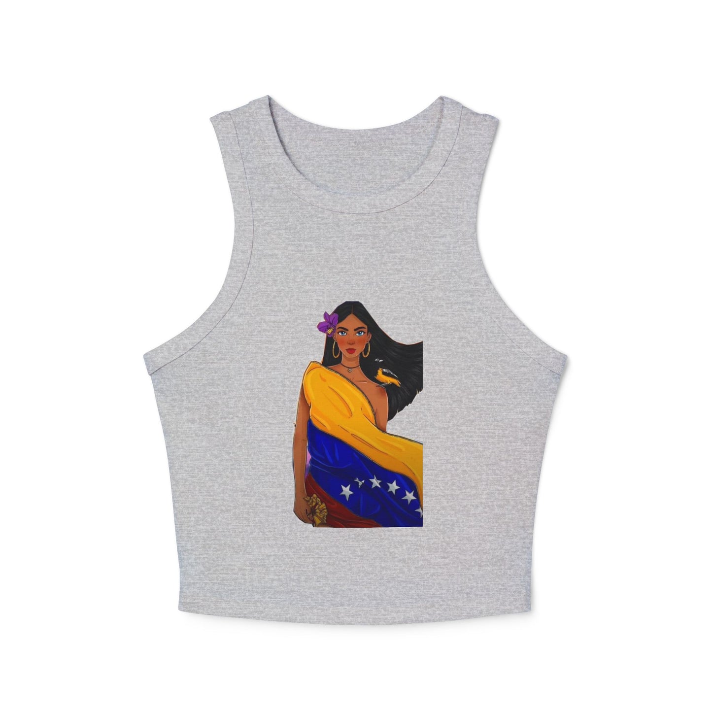 Venezuelan Pride Racer Tank Top for Women - Vibrant Design