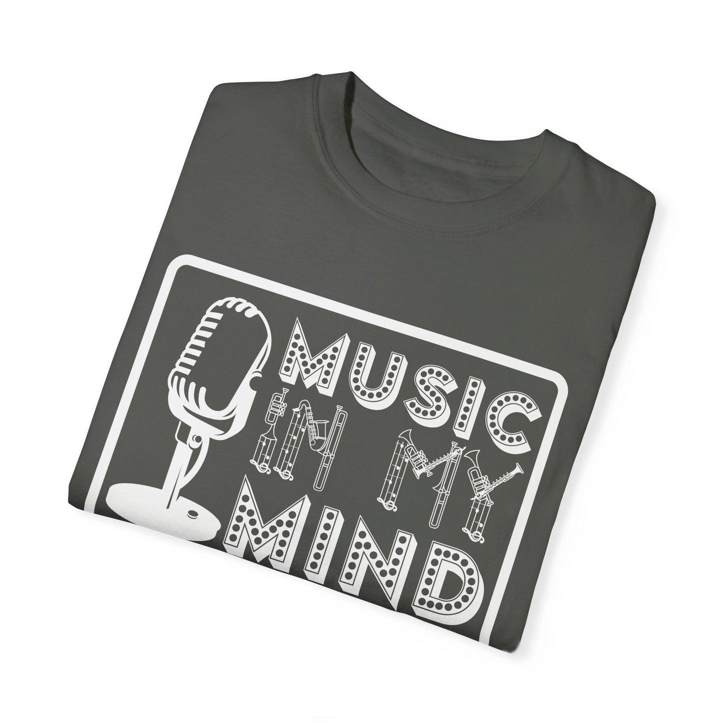 (Music)Unisex Garment-Dyed T-shirt