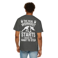 Fitness Unisex Garment-Dyed T-shirt (Back Design) 6