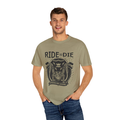 (Motorbike) Unisex Garment-Dyed T-shirt