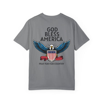 American Patriot Unisex Garment-Dyed T-shirt 8