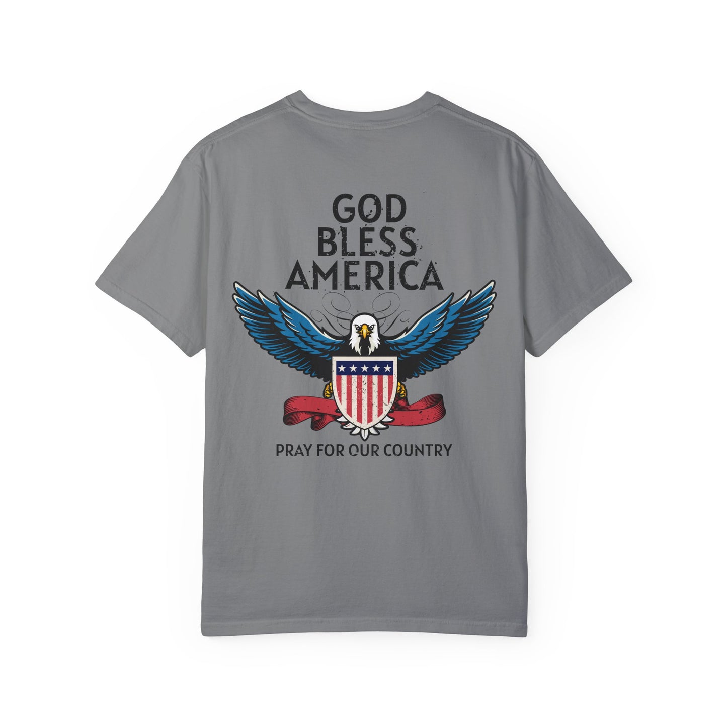 American Patriot Unisex Garment-Dyed T-shirt 8