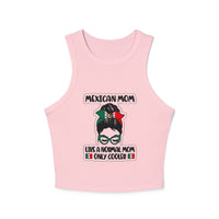 Mexican Mom Funny Racer Tank Top