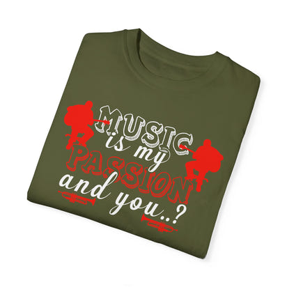 (Music)Unisex Garment-Dyed T-shirt