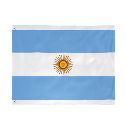 Argentinian Double Sided Flag, Handcrafted Home Decor, Outdoor Decoration, Sports Event Banner, Unique Gift for Flag Lovers