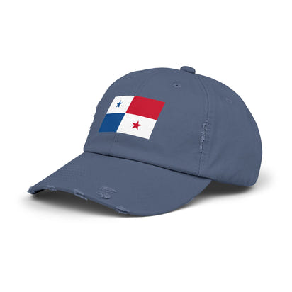 Panama Flag Distressed Cap, Unisex Casual Hat, Outdoor Gear, Gift for Travelers, Summer Accessory, Sports Cap