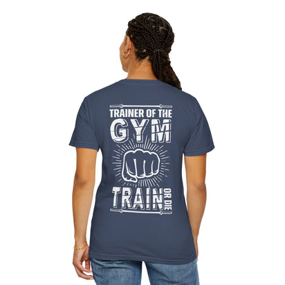 Fitness Unisex Garment-Dyed T-shirt (Back Design) 10
