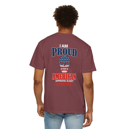 American Patriot Unisex Garment-Dyed T-shirt 2