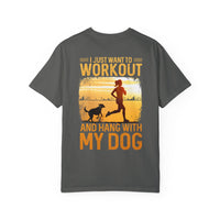 Fitness Unisex Garment-Dyed T-shirt (Back Design) 11