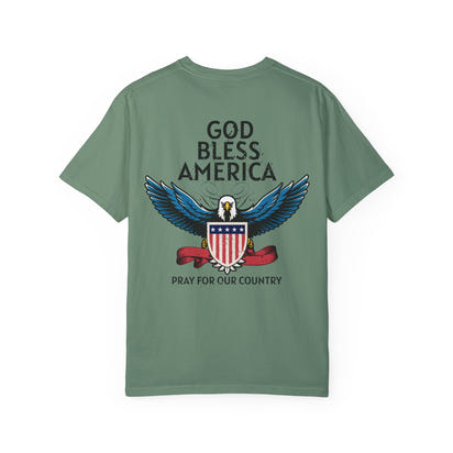 American Patriot Unisex Garment-Dyed T-shirt 8