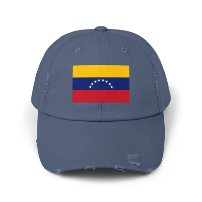 Venezuela Flag Distressed Cap, Casual Hat, Unisex Vintage Cap, Patriotic Accessories, Summer Fashion, Gift for Travelers