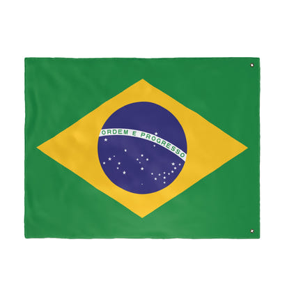 Vibrant Double Sided Brazilian Flag, Decorative Outdoor Banner, Festival Décor, Patriotic Home Decor, Sports Game Decoration