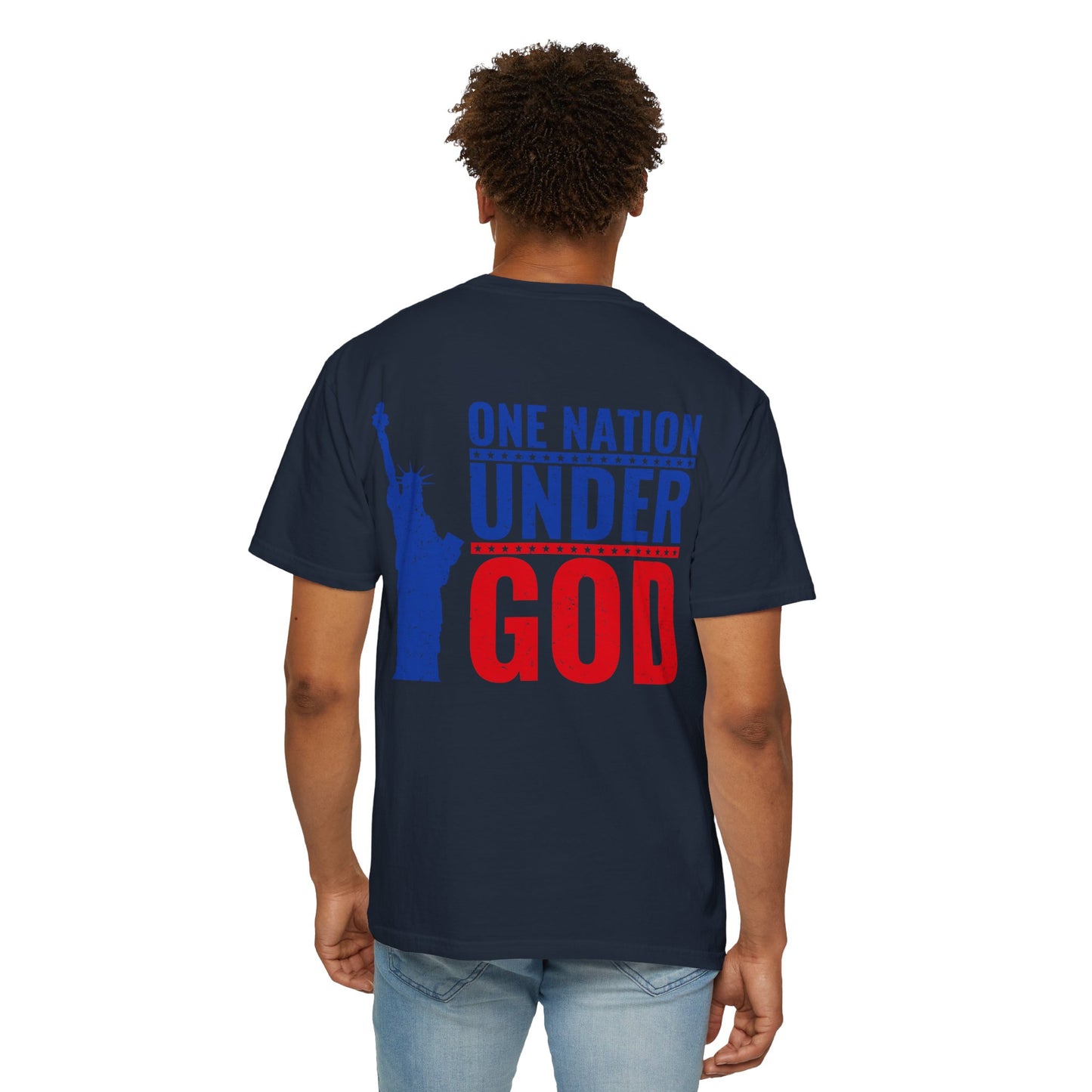 American Patriot Unisex Garment-Dyed T-shirt 3