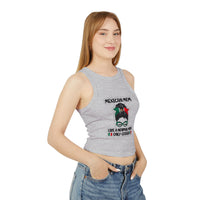 Mexican Mom Funny Racer Tank Top