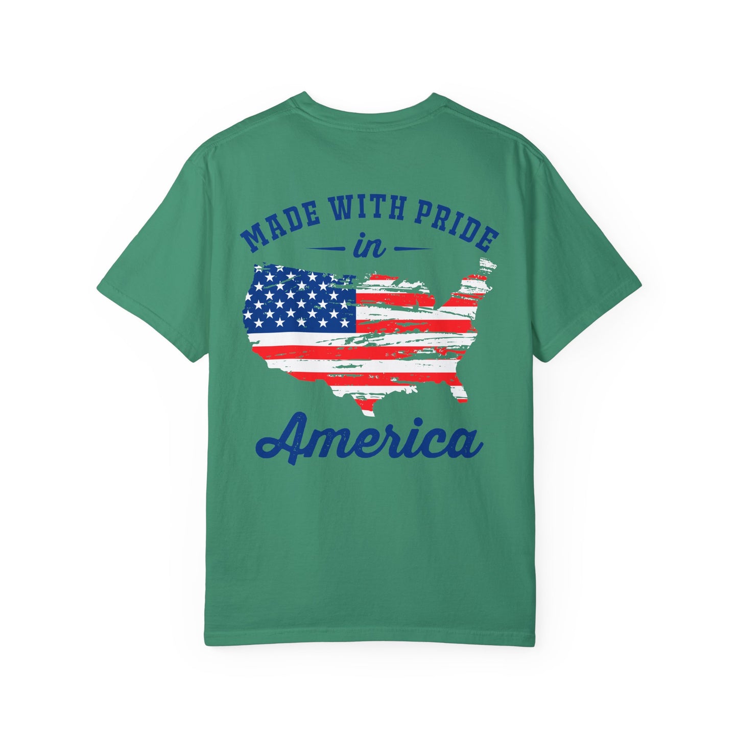 American Patriot Unisex Garment-Dyed T-shirt 1