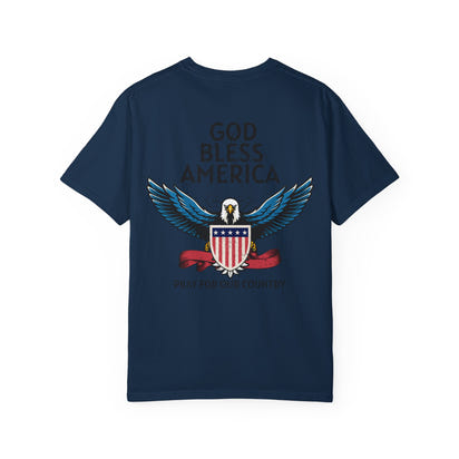 American Patriot Unisex Garment-Dyed T-shirt 8