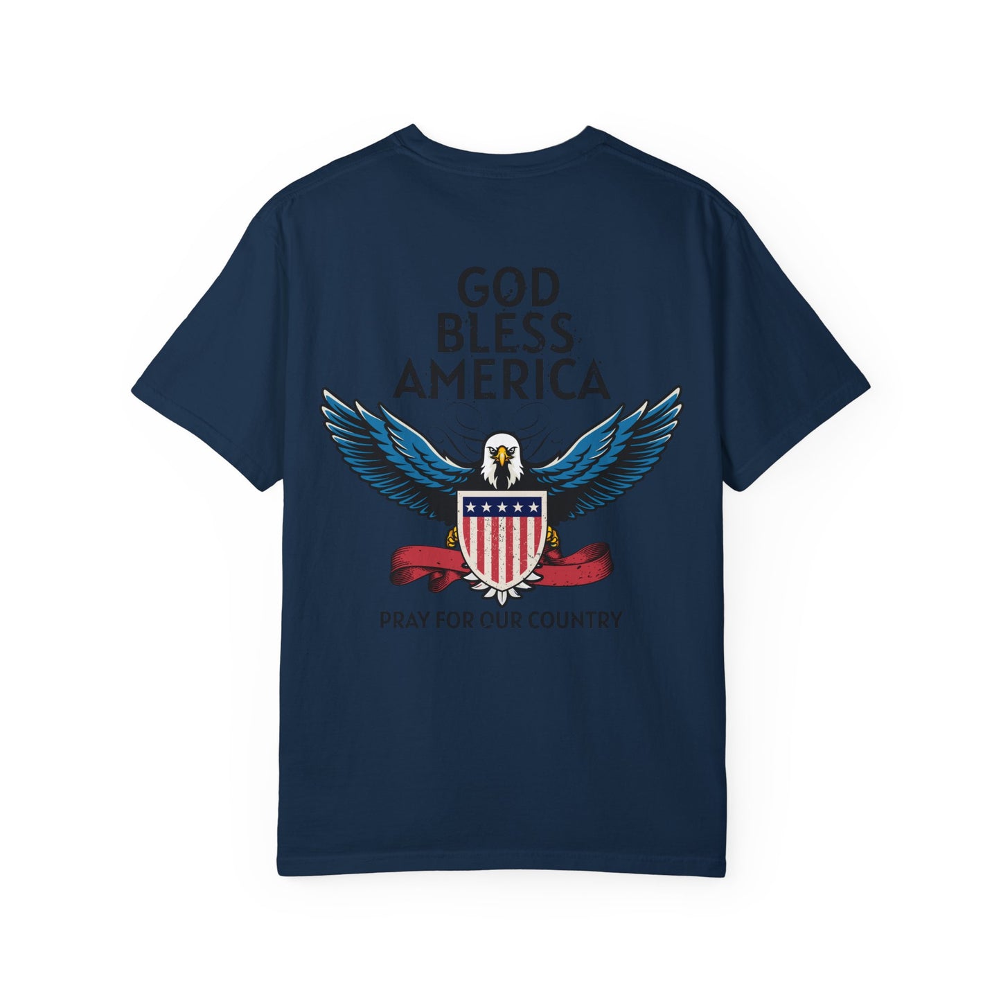 American Patriot Unisex Garment-Dyed T-shirt 8