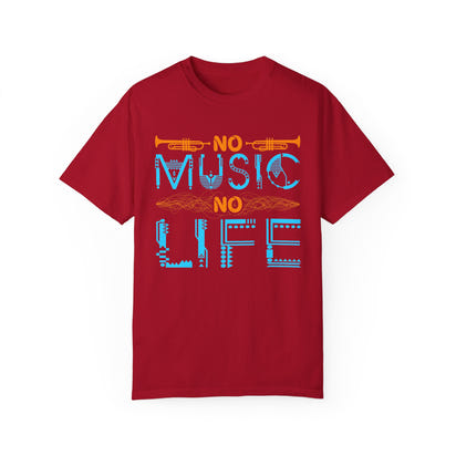 (Music)Unisex Garment-Dyed T-shirt