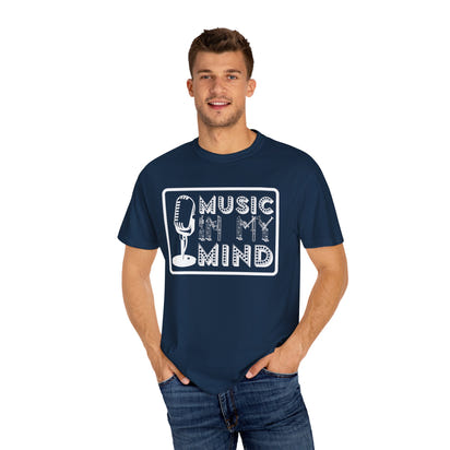 (Music)Unisex Garment-Dyed T-shirt