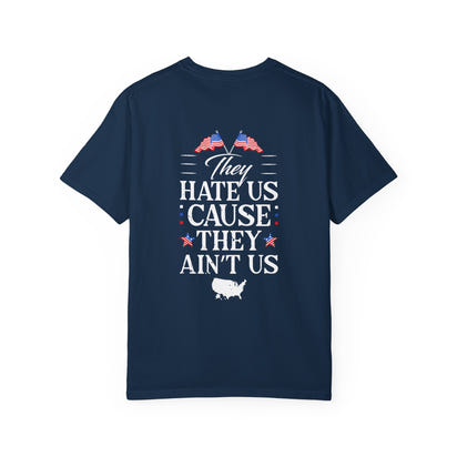American Patriot Unisex Garment-Dyed T-shirt 11