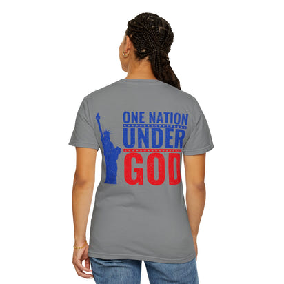 American Patriot Unisex Garment-Dyed T-shirt 3