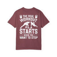 Fitness Unisex Garment-Dyed T-shirt (Back Design) 6