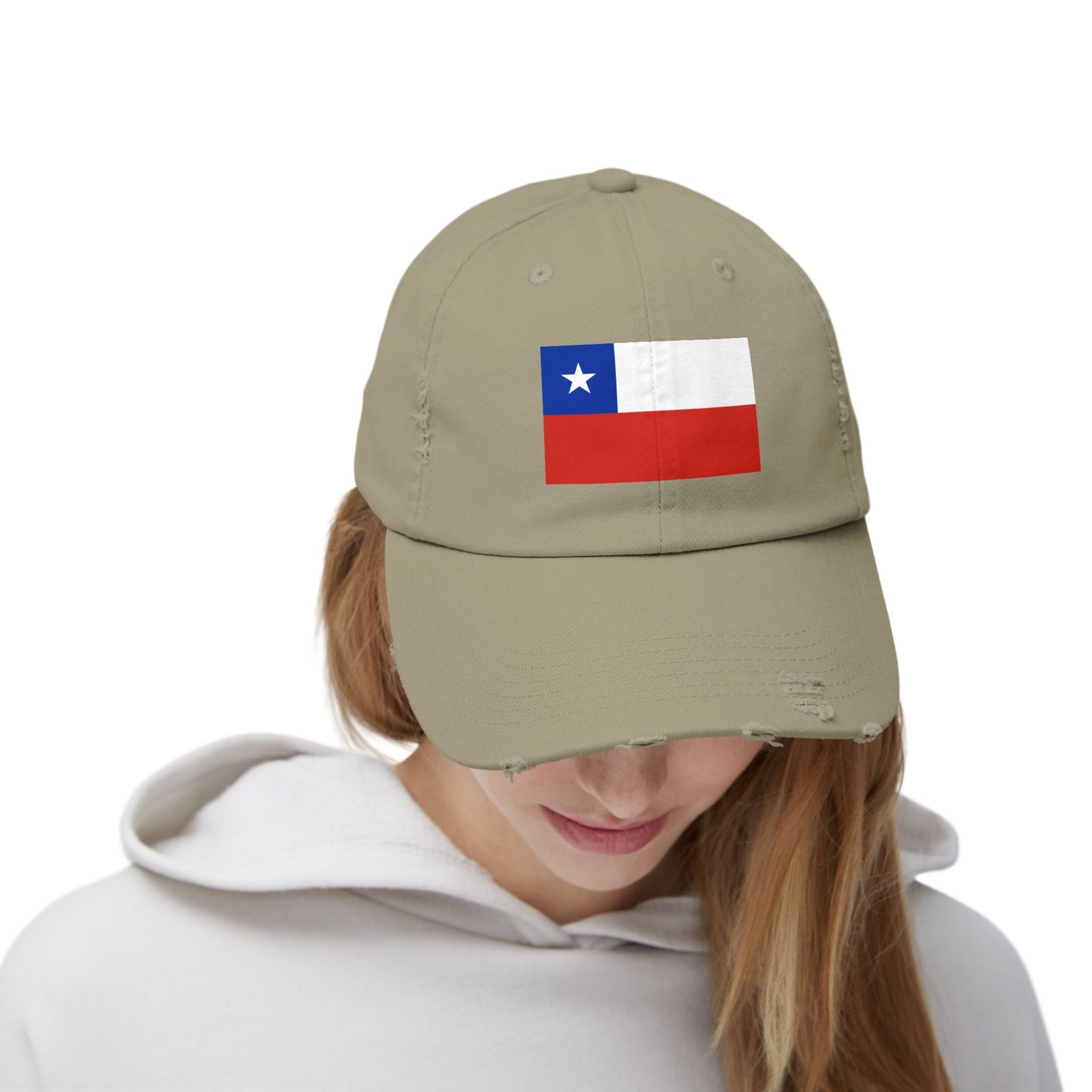 Distressed Chile Flag Cap | Unisex Baseball Hat | Casual Summer Wear, Gift for Travelers, Sports Events, Outdoor Activities