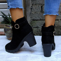 2024 New Spring Winter Women Boots High Quality Lace-up European Ladies Shoes for Women High Heels Women Boots Fast Delivery