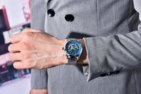 PAGANI DESIGN 2025 New World time GMT Zone Map Men's Watches Automatic Watch For Men NH34A Mechanical Waterproof Wristwatch Men