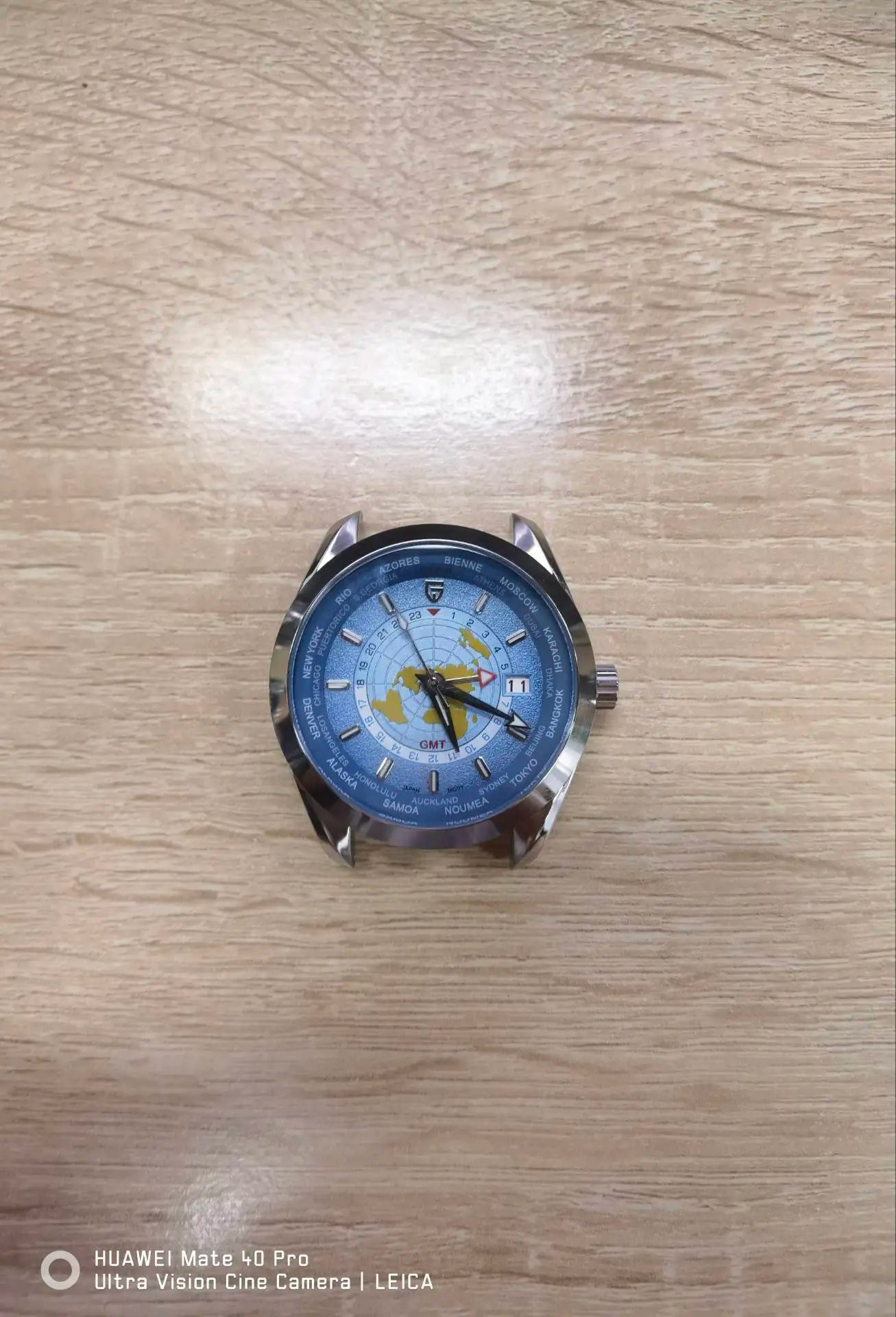 PAGANI DESIGN 2025 New World time GMT Zone Map Men's Watches Automatic Watch For Men NH34A Mechanical Waterproof Wristwatch Men