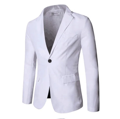 Suits Men Two Piece Sets Pant Set Blazer Turn Down Collar Full Sleeve Slim Fit Tight Waist Coat Long Pants Wedding Fabric Upgade