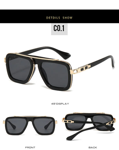 New Square Sunglasses Men Retro Brand Women Shades Female Sun Glasses Vintage Fashion Oculos De Sol Feminino UV400